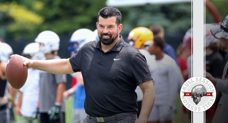 Where does Ohio State football coach Ryan Day's 2021 salary rank nationally  and in the Big Ten? 