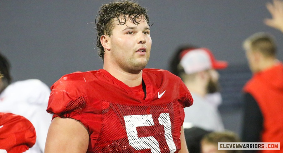 Luke Montgomery “In the Competition” to Start at Offensive Tackle for Ohio State As A True Freshman in 2023 | Eleven Warriors