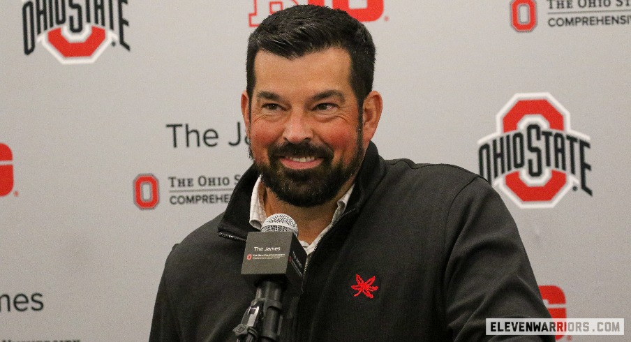 Ohio State head football coach Ryan Day