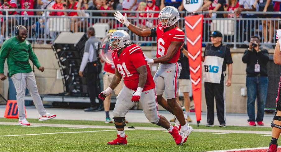 Williams on his first touchdown in the NFL