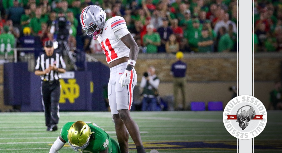 No. 6 Ohio State plunges for touchdown with 1 second left to beat No. 9  Notre Dame 17-14