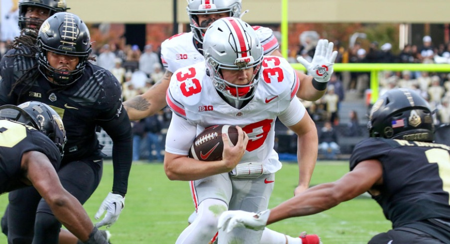 Ohio State quarterback Devin Brown