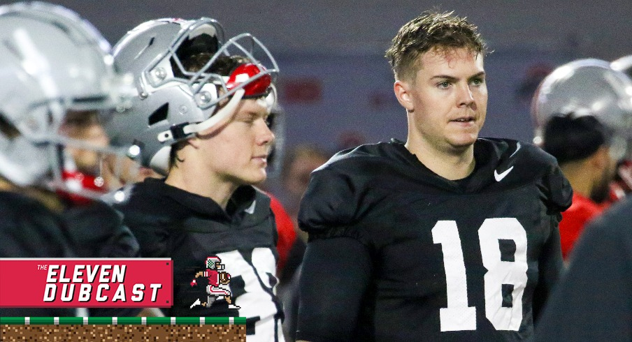 Eleven Dubcast: Ohio State's Ongoing Quarterback Battle Remains Murky After  Will Howard Loses Black Stripe, Buckeye Basketball Out in NIT  Quarterfinals, and NFL Draft Rumors | Eleven Warriors