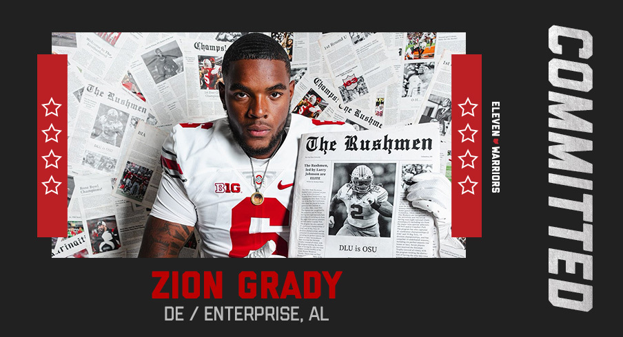 Four-Star Defensive End Zion Grady Commits to Ohio State | Eleven Warriors