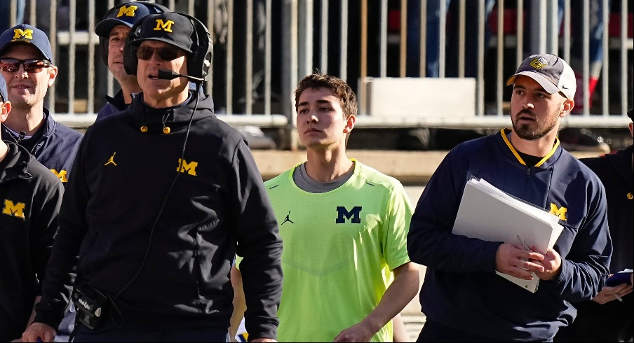 Connor Stalions and Jim Harbaugh