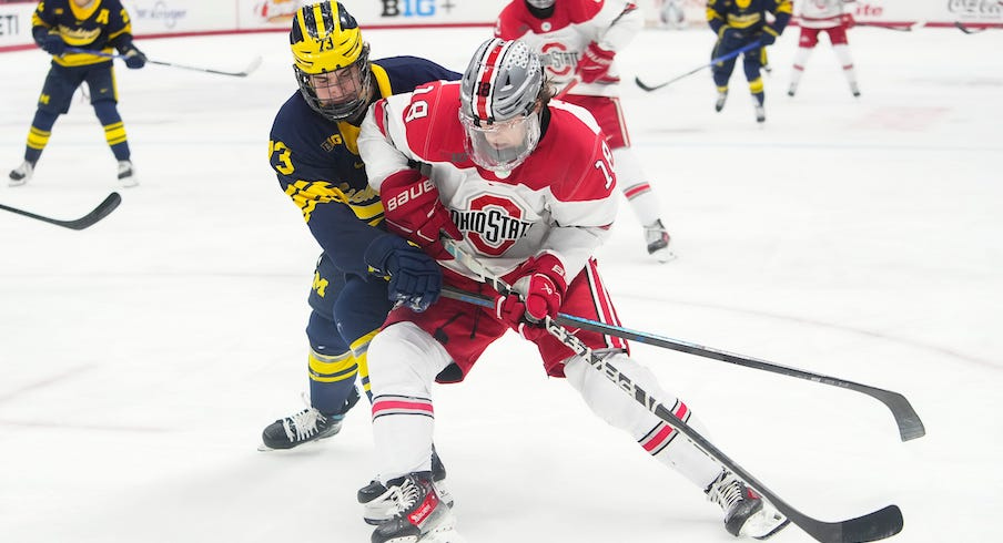 Ohio State vs. Michigan hockey in February 2024