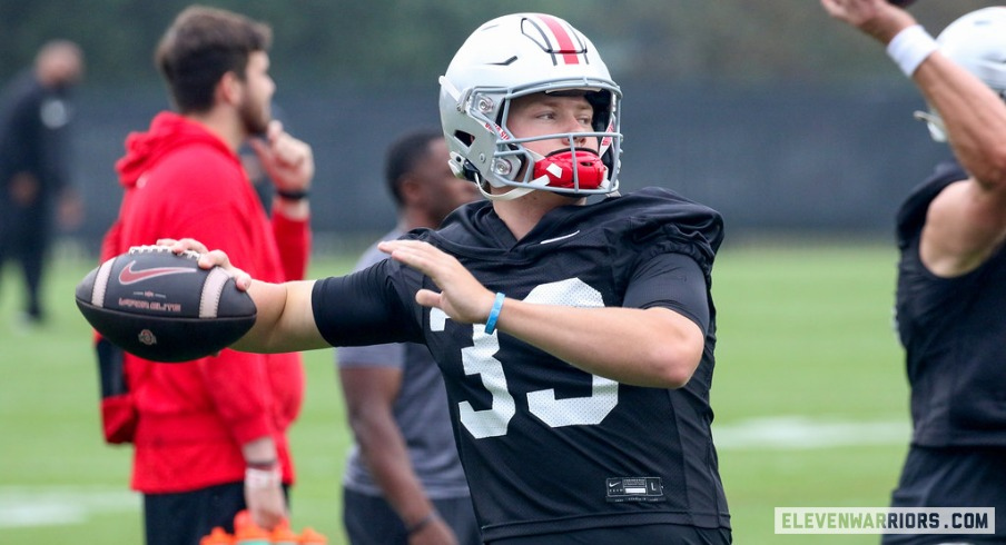 Ryan Day thought Devin Brown would be Ohio State’s starting quarterback in the middle of the 2023 preseason camp before Kyle McCord got the job