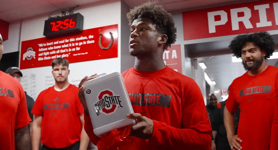 Caleb Downs Gifts Beats To The Entire Ohio State Football Team During ...