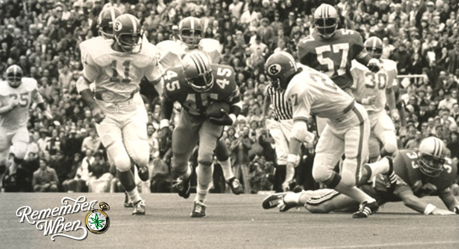 Former Ohio State running back Archie Griffin in the 1972 game against North Carolina