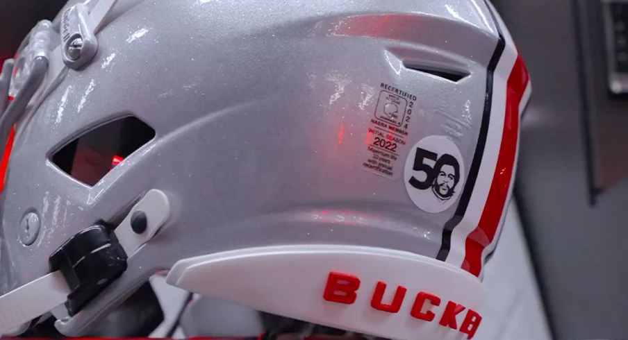 Archie Griffin helmet sticker