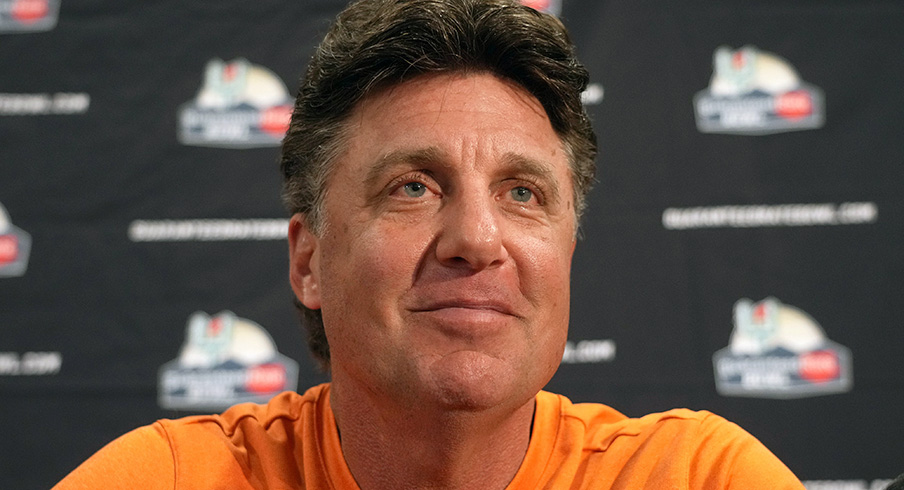 Oklahoma State coach Mike Gundy roasted Connor Stalions