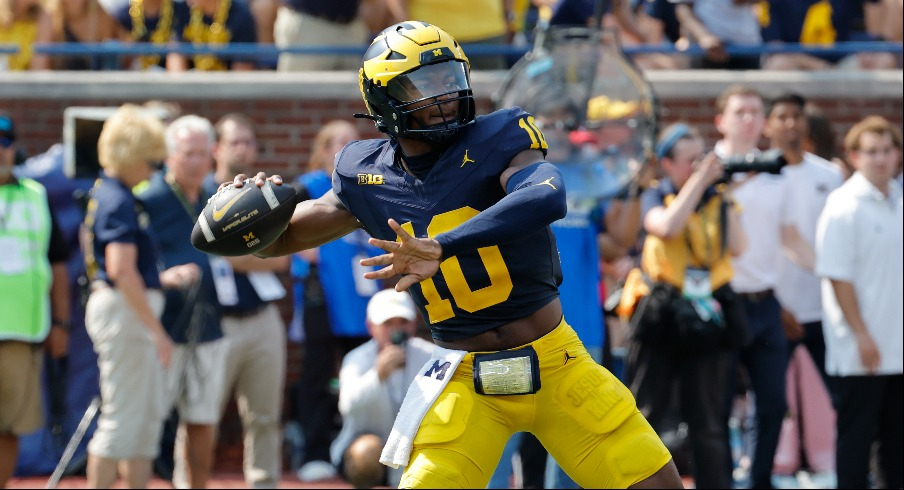 Sherrone Moore Names Alex Orji Michigan’s Starting Quarterback In Place ...