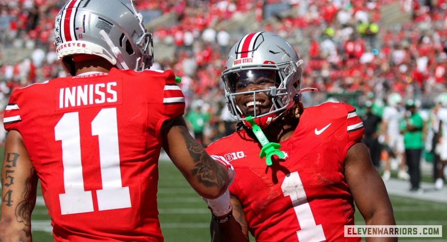 Three important statistics: Ohio State has a nearly 50/50 passing and running attack and the Buckeyes dominate defensively in the second half of the win over Marshall