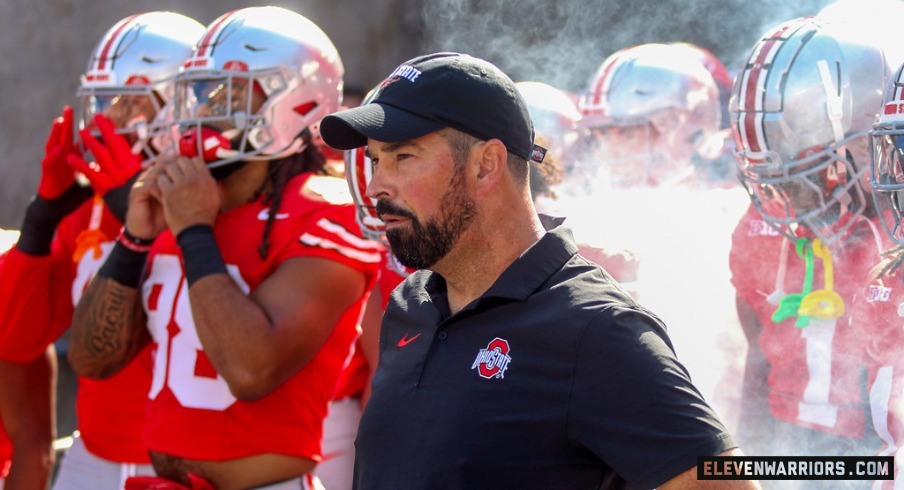 Ohio State head football coach Ryan Day