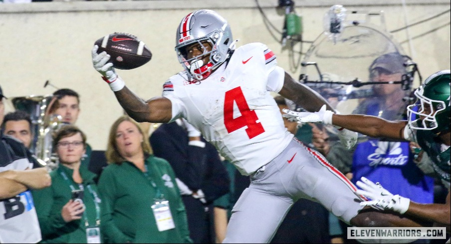 LeBron James, Paris Johnson Jr. and more react to Jeremiah Smith’s incredible one-handed touchdown catch against Michigan State