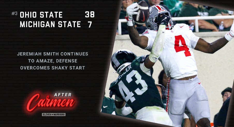 After Carmen: Jeremiah Smith stuns, defense overcomes shaky start in Ohio State’s 38-7 win over Michigan State