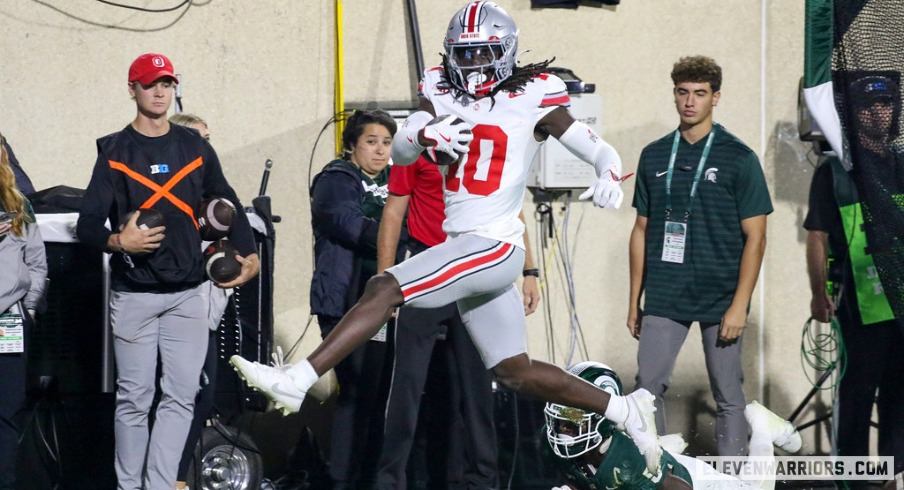 Ohio State defensive back Denzel Burke