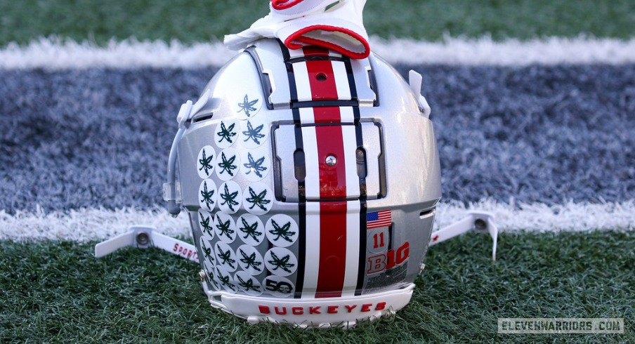 The Ohio State University Football helmet