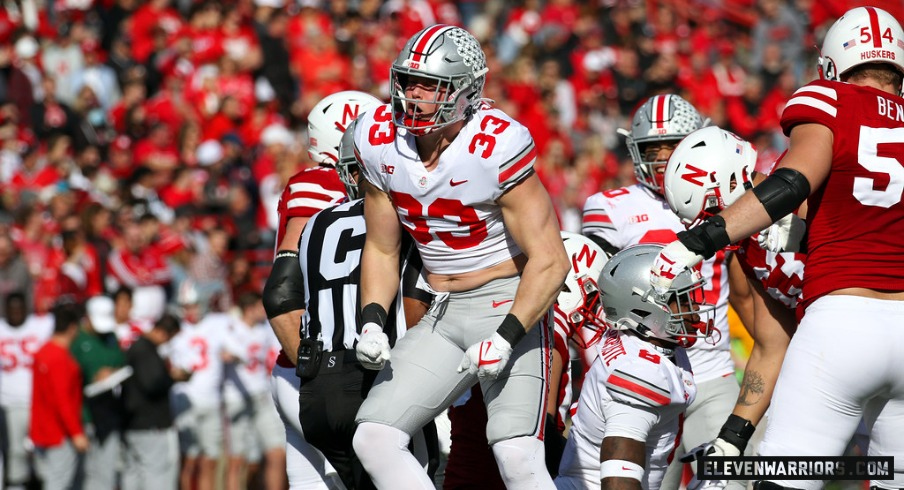 Ohio State defensive end Jack Sawyer