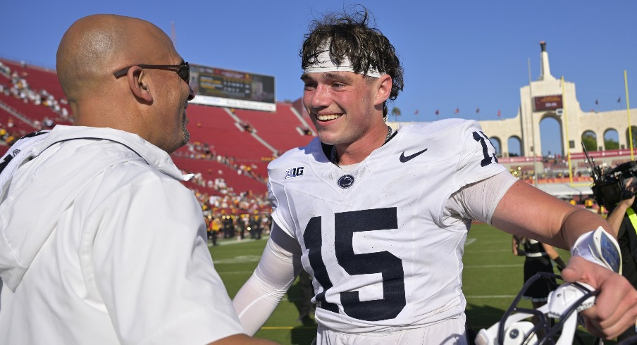 James Franklin and Drew Allar