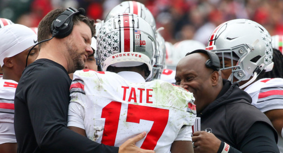 Ohio State wide receiver Carnell Tate