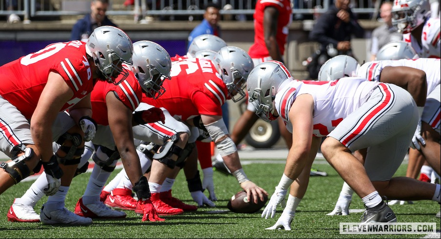 Ohio State offensive line vs. defensive line