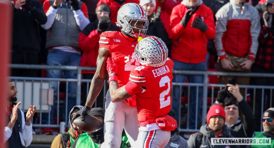 Emeka Egbuka and Jeremiah Smith