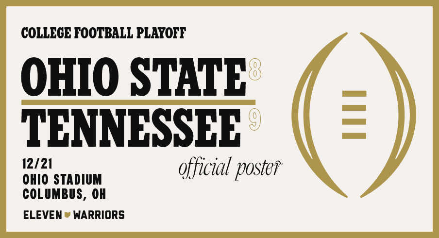 Tennessee/CFP First Round Game Poster