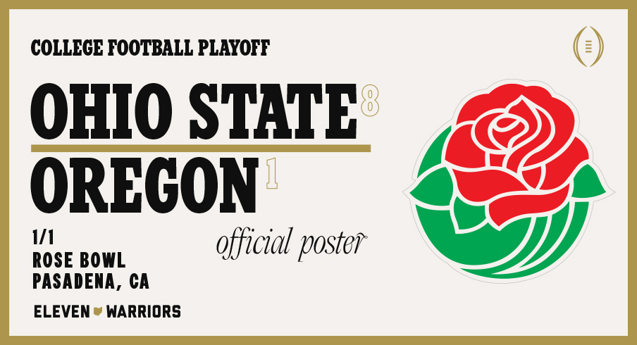 Oregon/Rose Bowl Game Poster