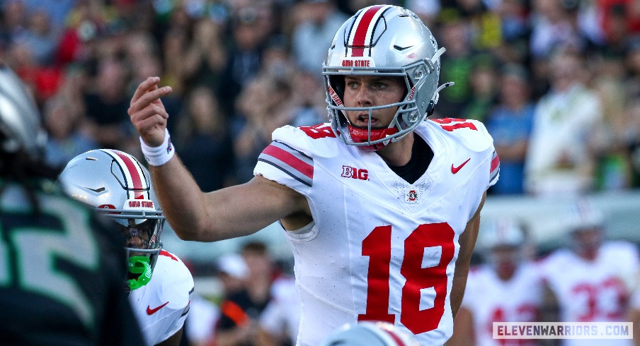 Ohio State quarterback Will Howard