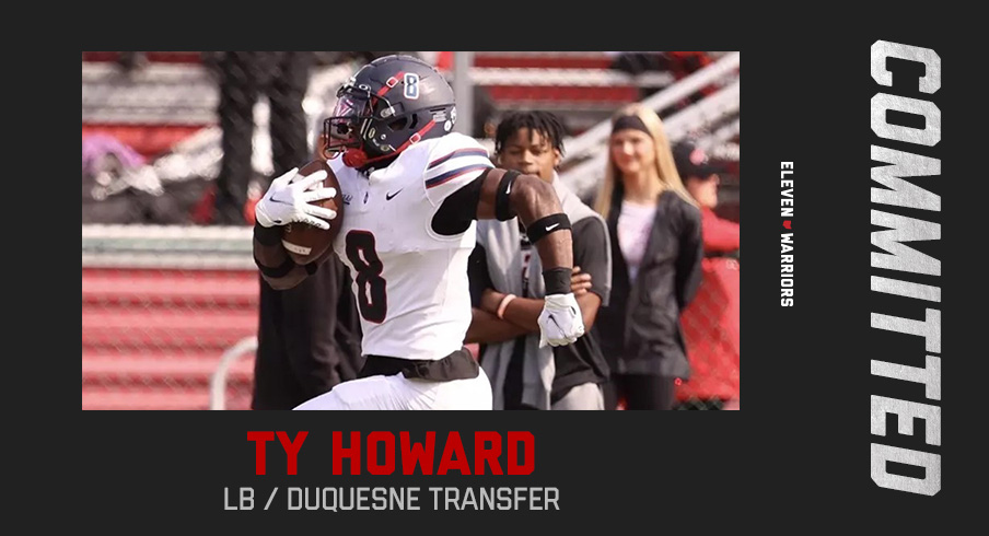 Former Duquesne Linebacker Ty Howard, An All-Conference Player in 2024,  Transferring to Ohio State | Eleven Warriors