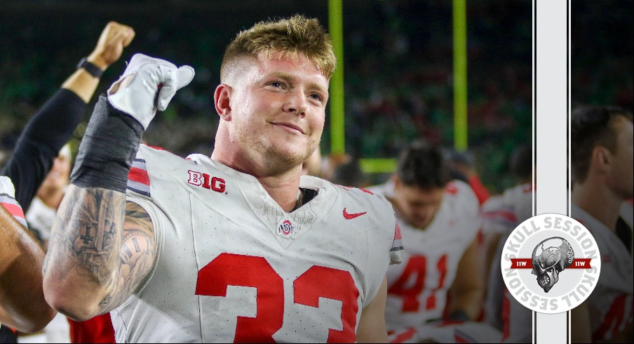 Jack Sawyer after Ohio State's walk-off win against Notre Dame