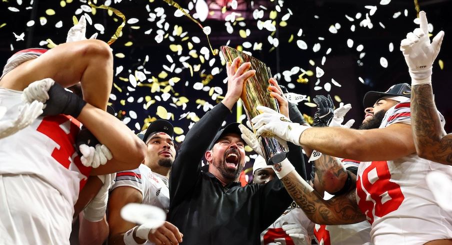 Ohio State celebrates winning 2025 CFP championship