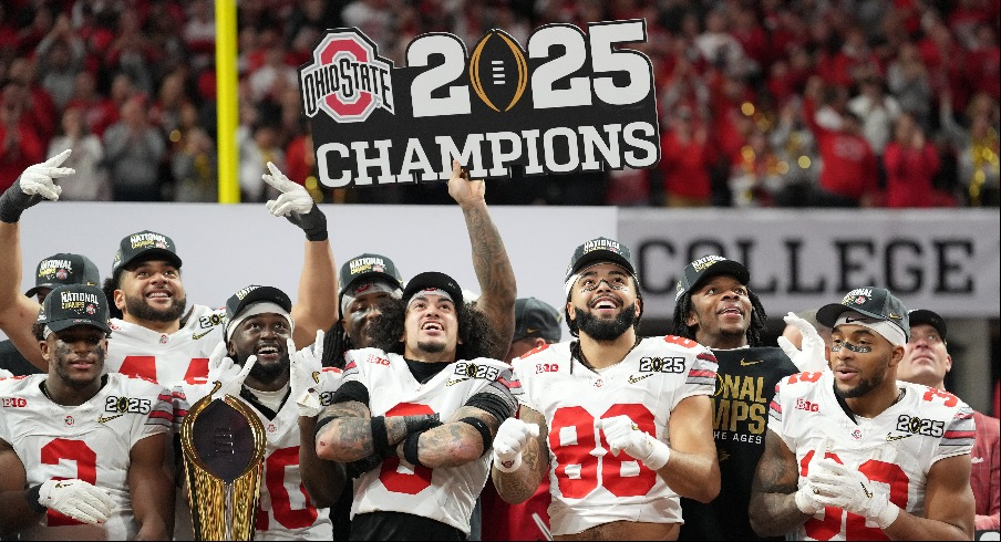 Ohio State celebrates winning 2025 CFP championship