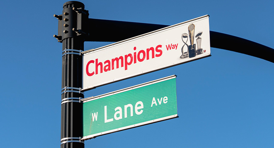 Champions Way sign