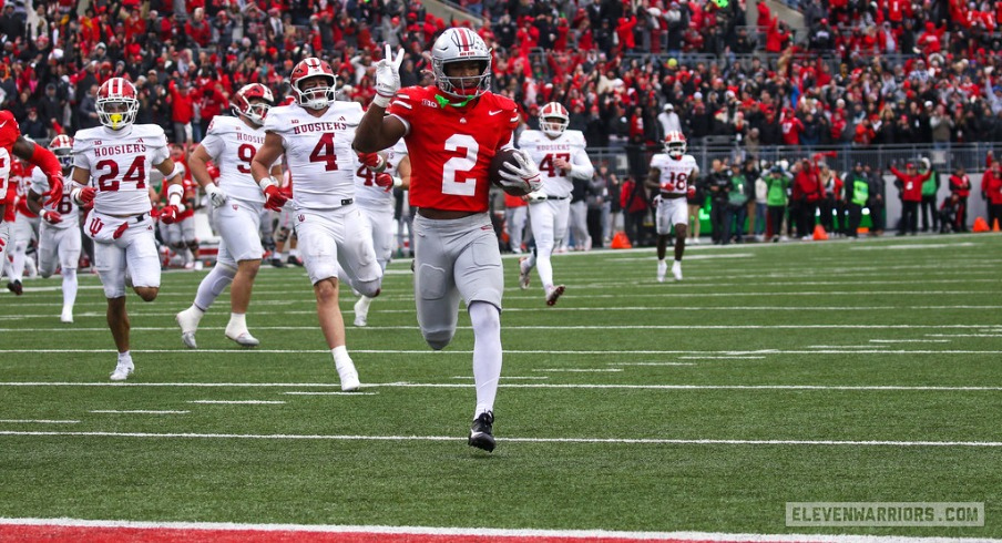 Ohio State 2024 Football Season Photos of the Year Caleb Downs' Punt