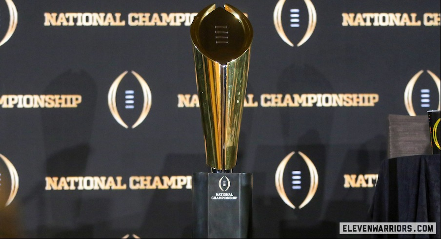 College Football Playoff trophy