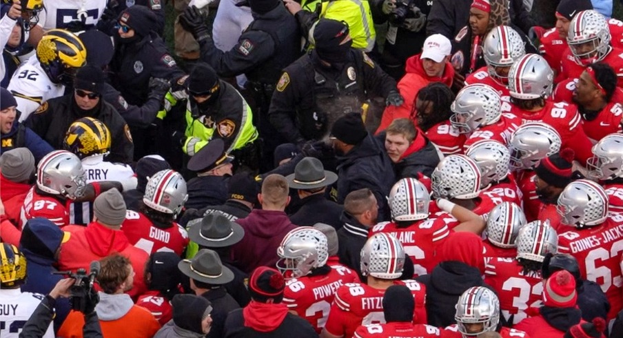 Ohio State/Michigan brawl